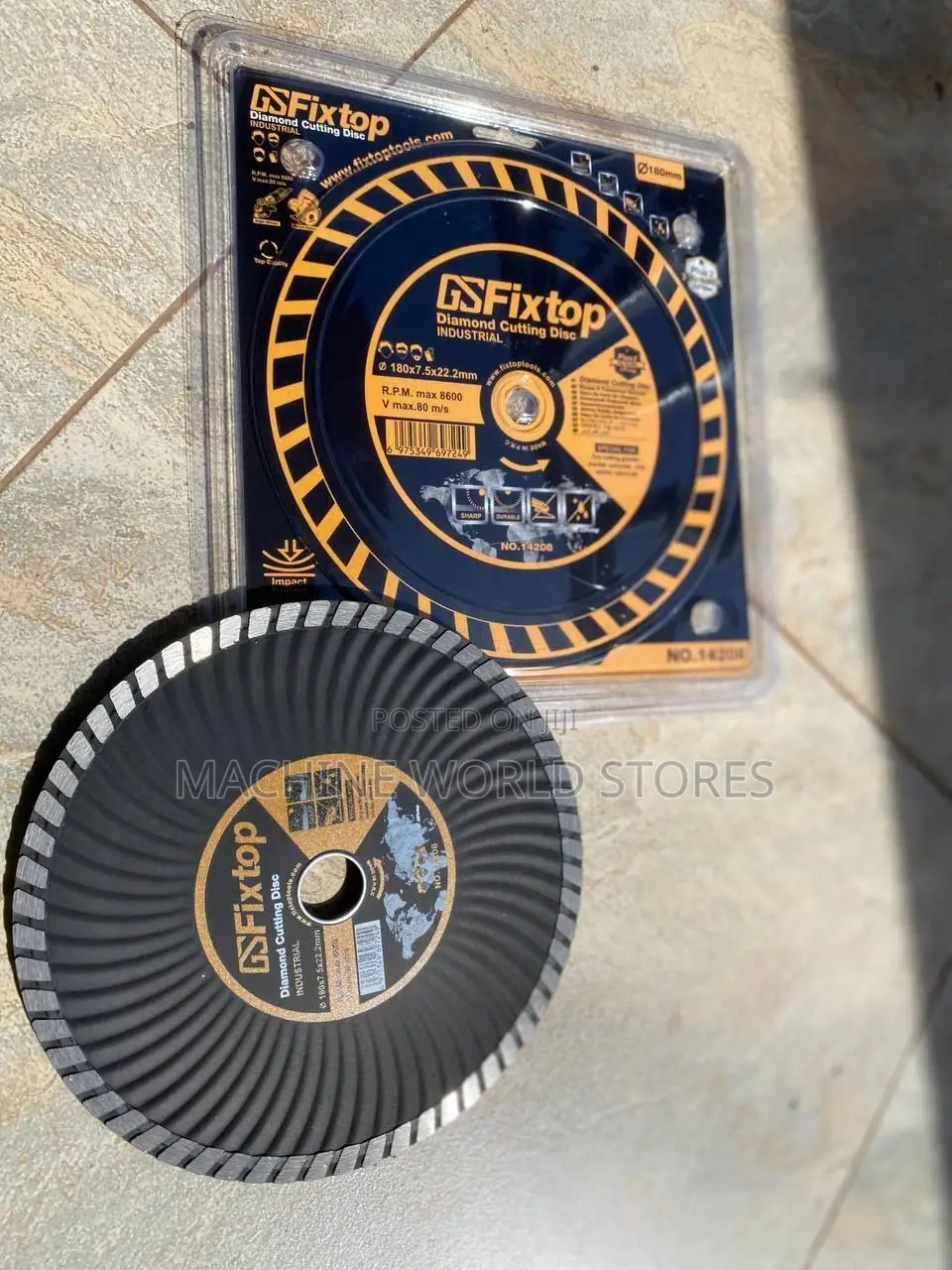Diamond Cutting Disc 7" (Industrial)