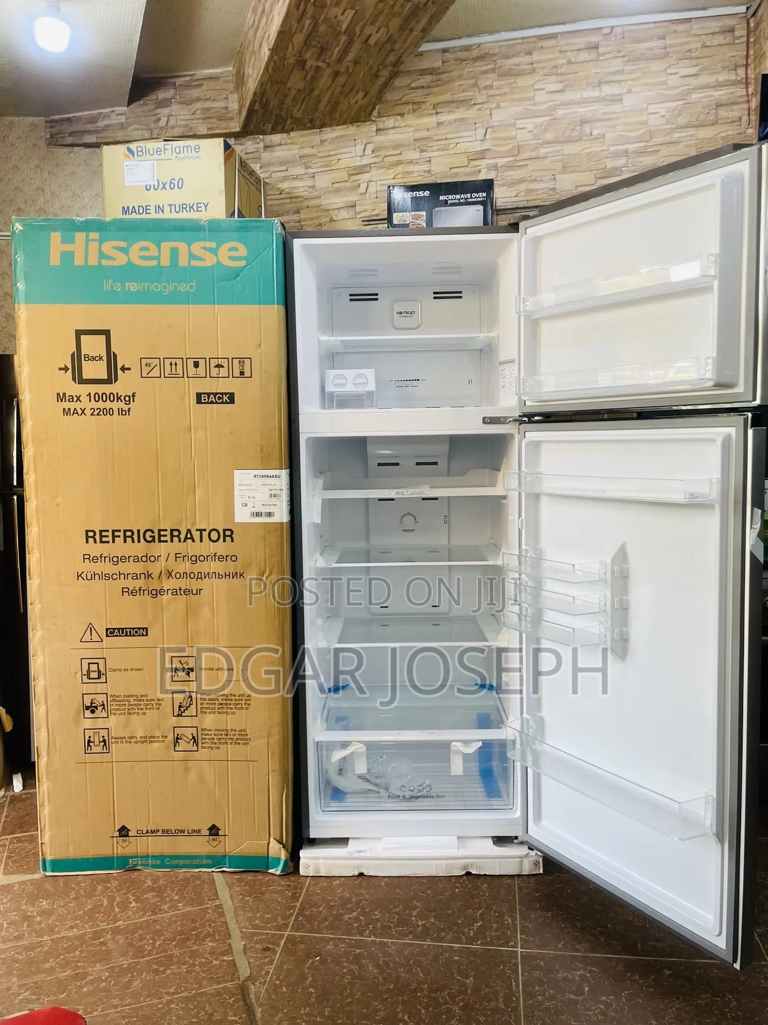 Hisense 599L Refrigerator Frost Free