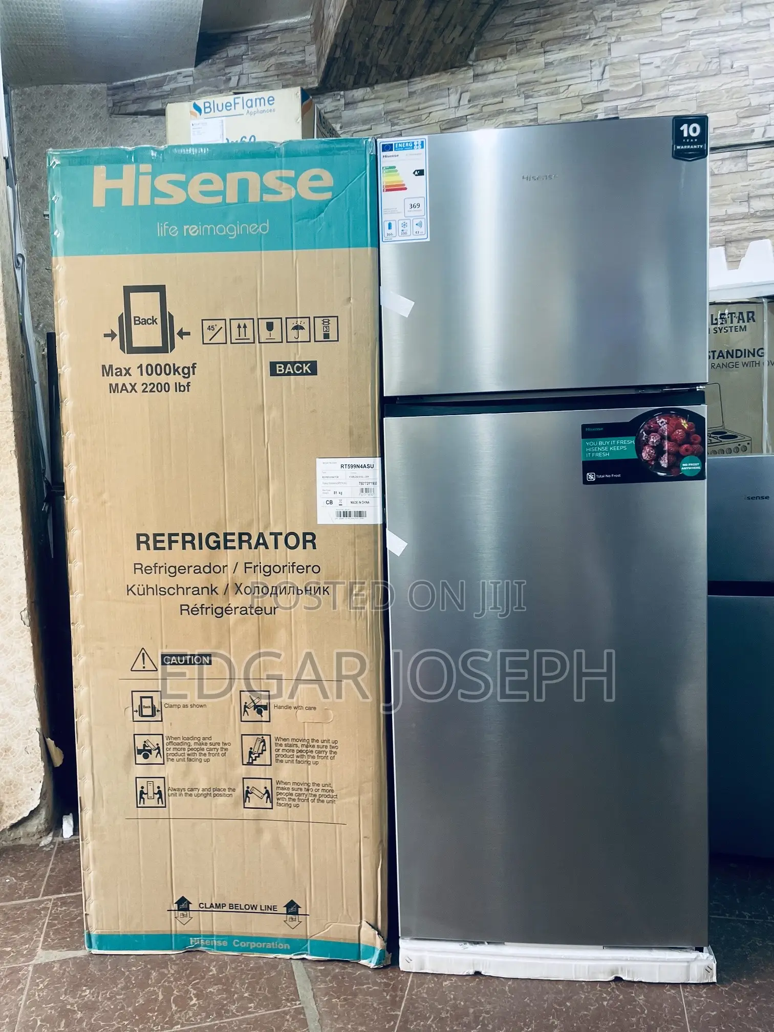Hisense 599L Refrigerator Frost Free