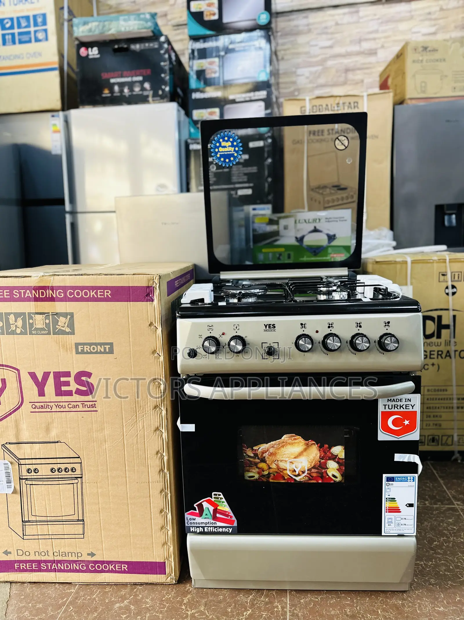 YES COOKER 3+1 60x60cm With Fan