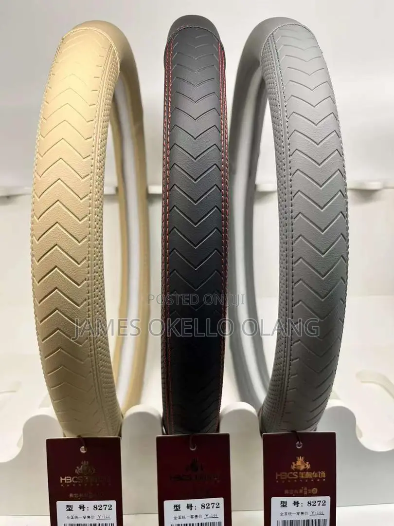 Elegant Leather Steering Covers