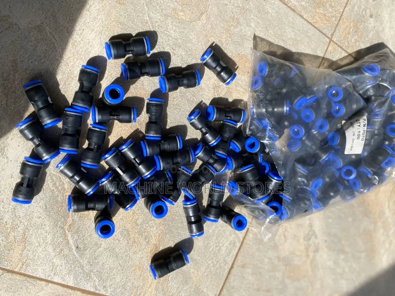 Pneumatic Connectors Straight 6mm
