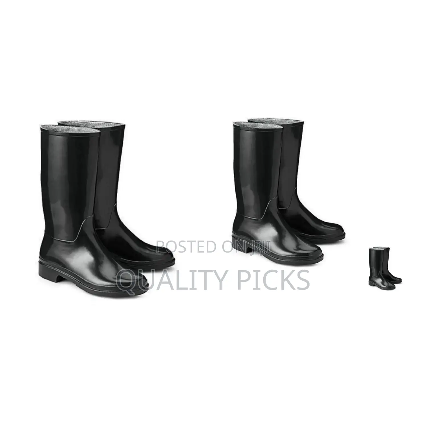 Black Gumboots