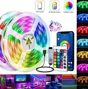 Music/Voice and App Controlled RGB Waterproof Strip Light