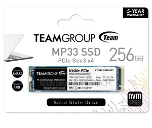 Team Mp33 256gb M.2 2280 Nvme Pcie SSD #Tm8fp6256g0c101