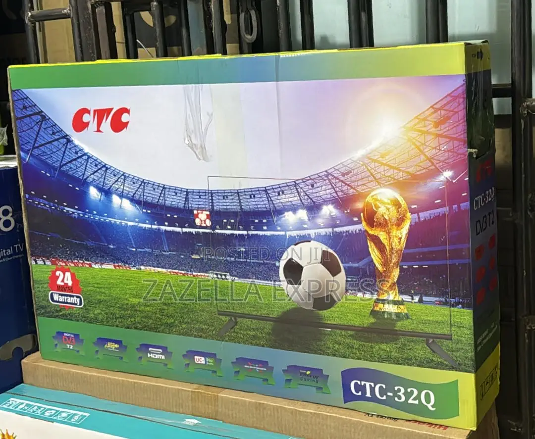 CTC 32" Inch Digital Tv, Inbuild Decoder