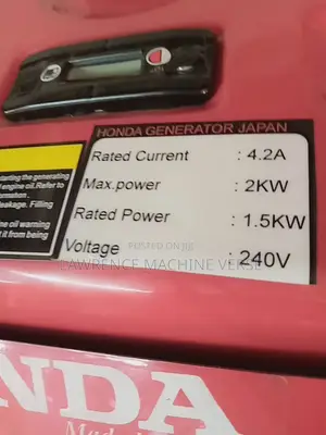 Honda Generator 2kva