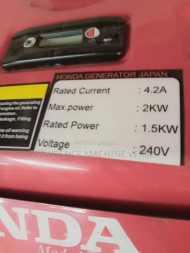 Honda Generator 2kva