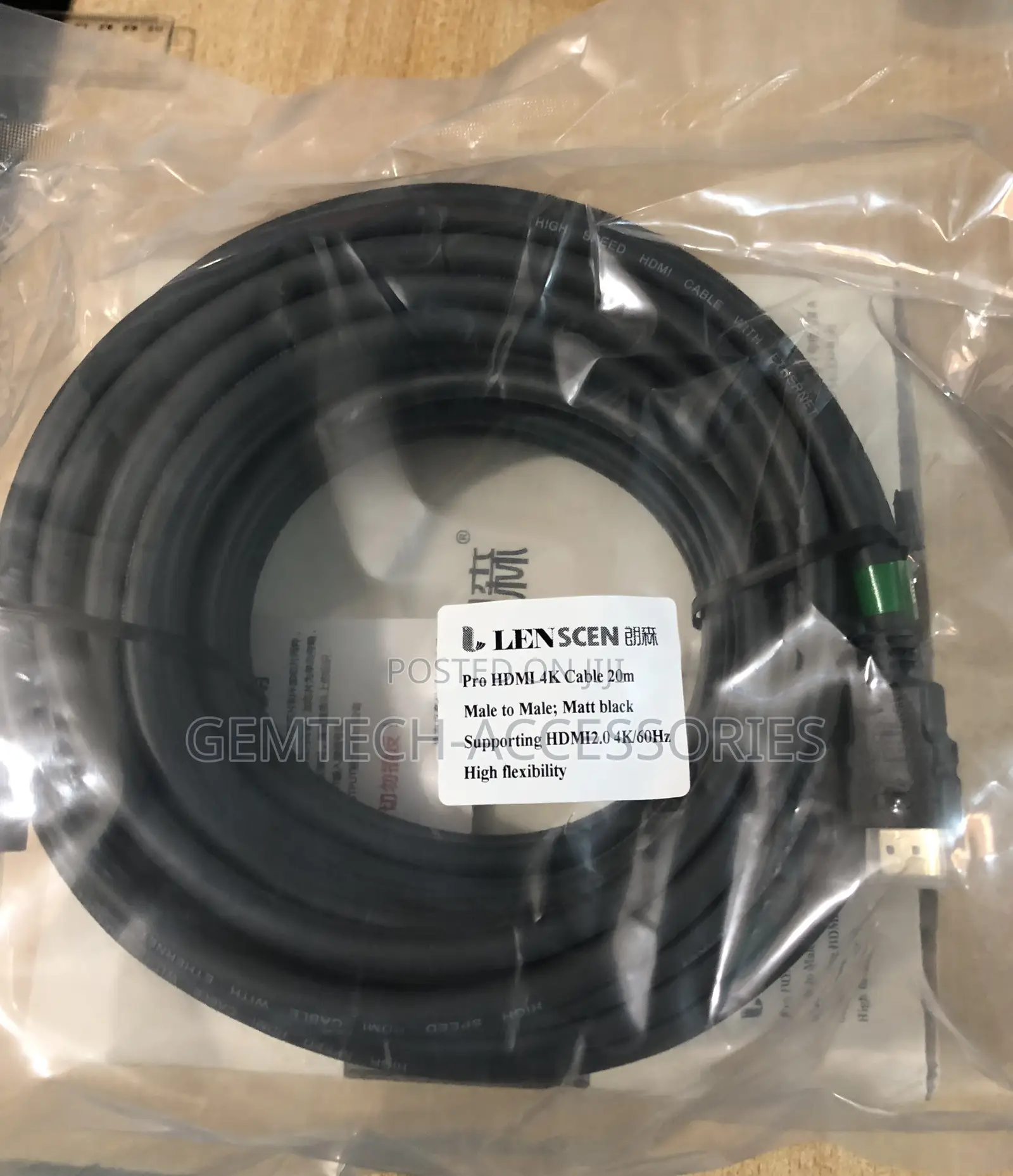 Hdmi Cable 20m Original Cable Pure Copper
