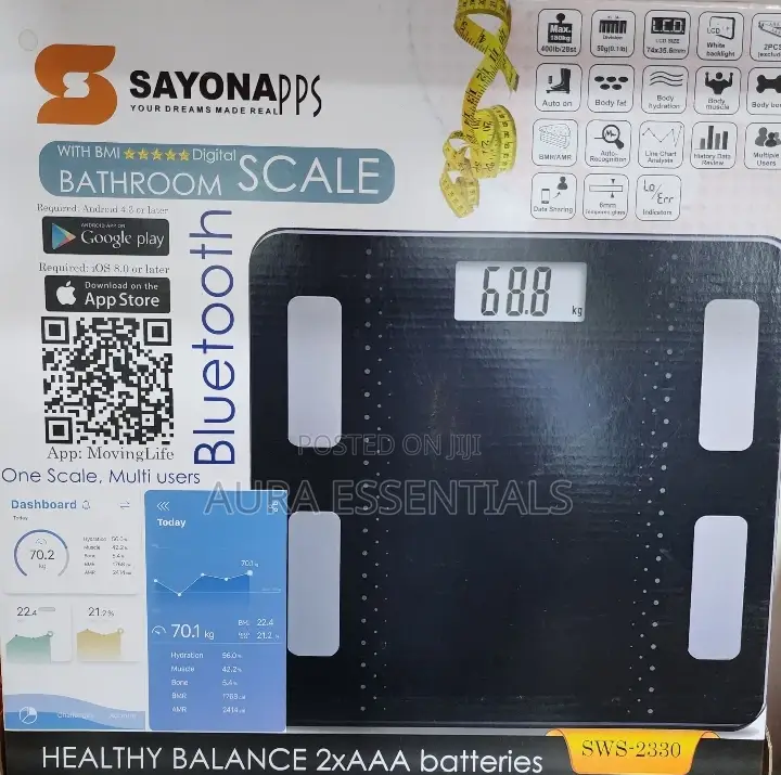 Sayonnapps Smart Bathroom Scale