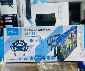 V-Star Full Motion Wall Mount 26"-58" Screen Size
