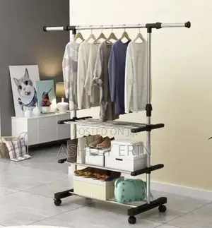Hanging Cloth Holder And Shoes Rack