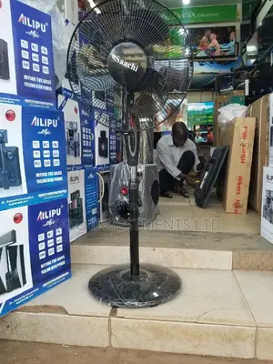 Saachi Stand Fan Black