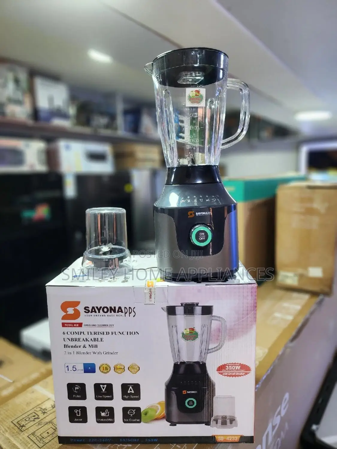 Sayona Apps Digital 2 in 1 Blender
