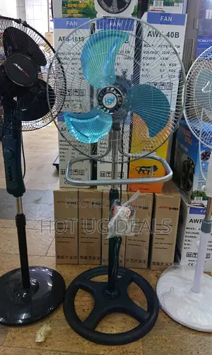 18inch Stand Electric Fan Oscillating - Black
