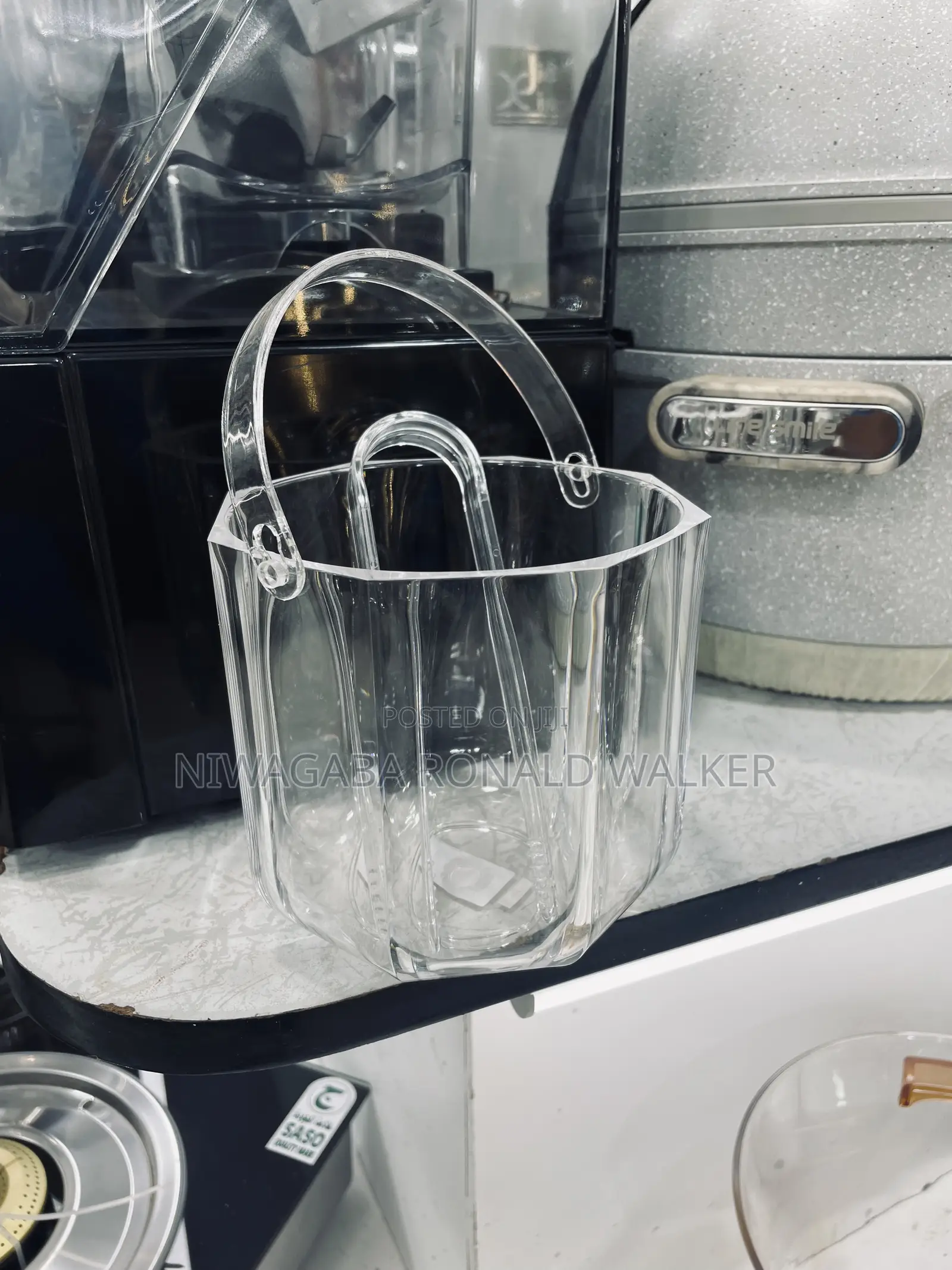 Hard Melamine Ice Bucket