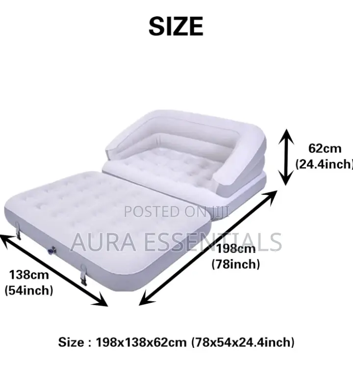 Portable Foldable Inflatable Sofa Bed