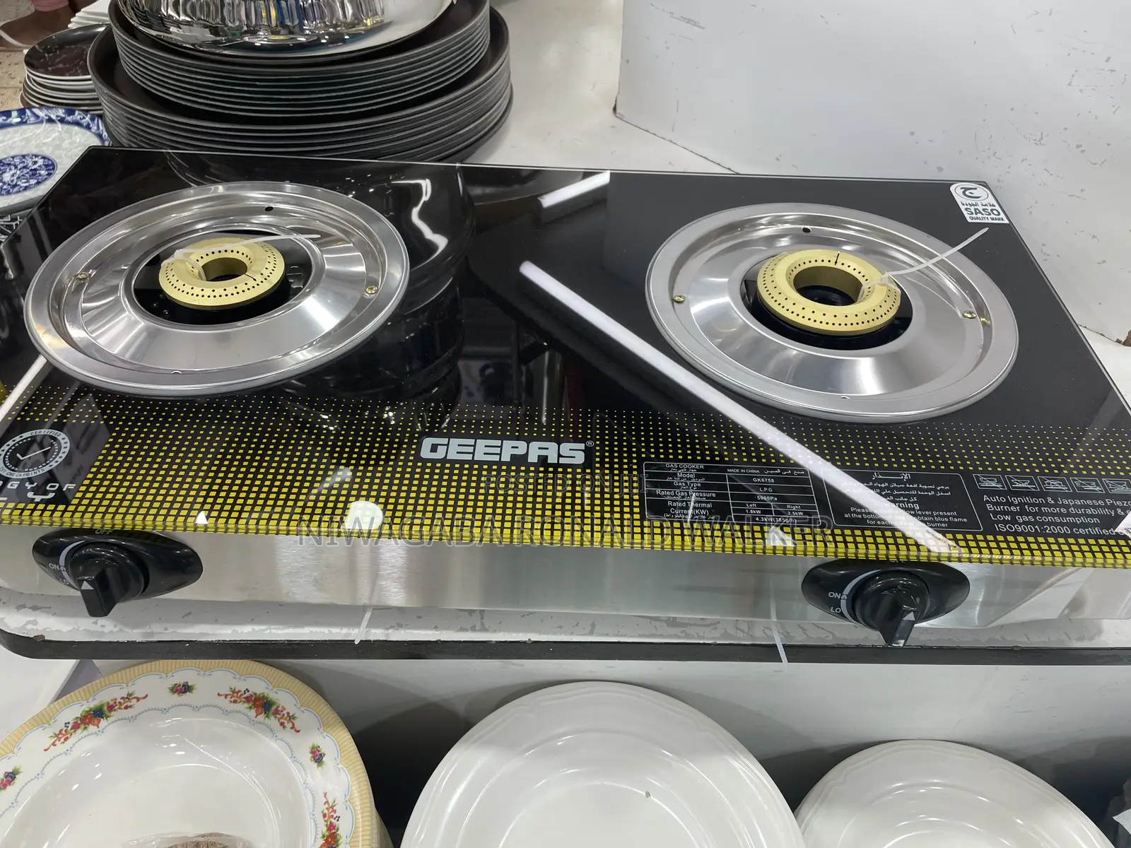 Italy Made Geepas Double Gas Burner