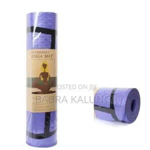 8mm Thick 68x24 Inch Yoga Mat _ Purple