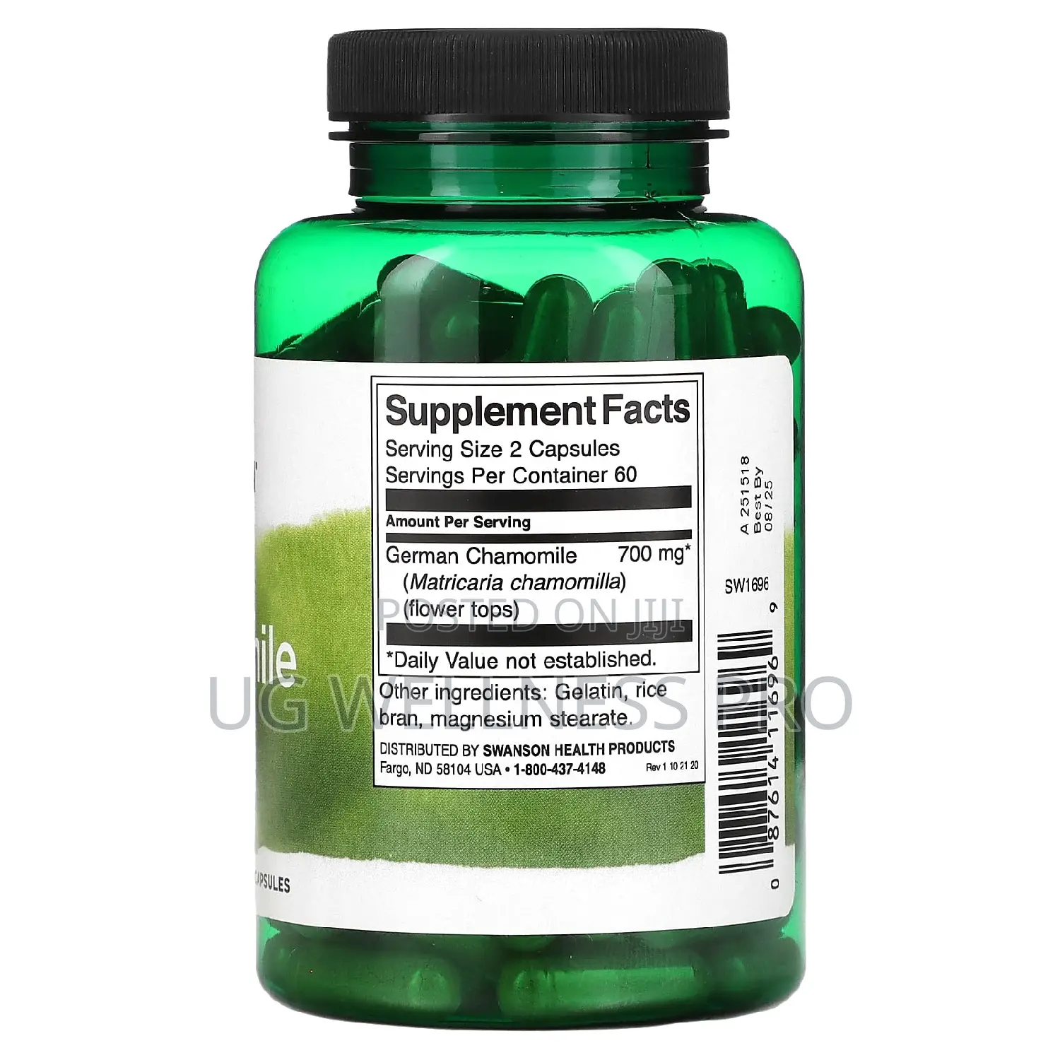 Swanson, Chamomile , 350 Mg , 120 Capsules