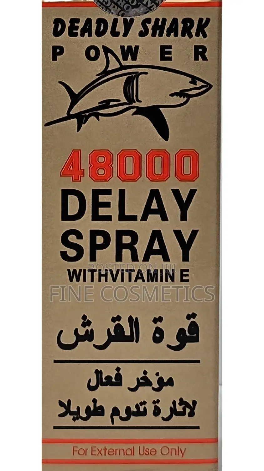 Deadly Shark Delay Spray Solution for Premature Ejaculation