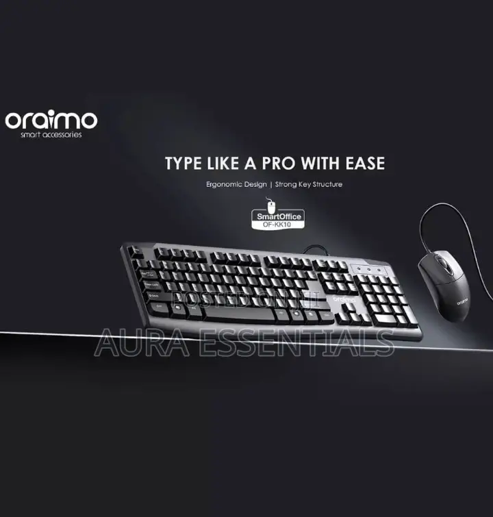 Oraimo Smartoffice Keyboard Mouse Combo Quiet Keystrokes