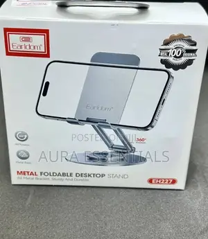 Generic Metal Foldable Stable Desktop Phone Stand
