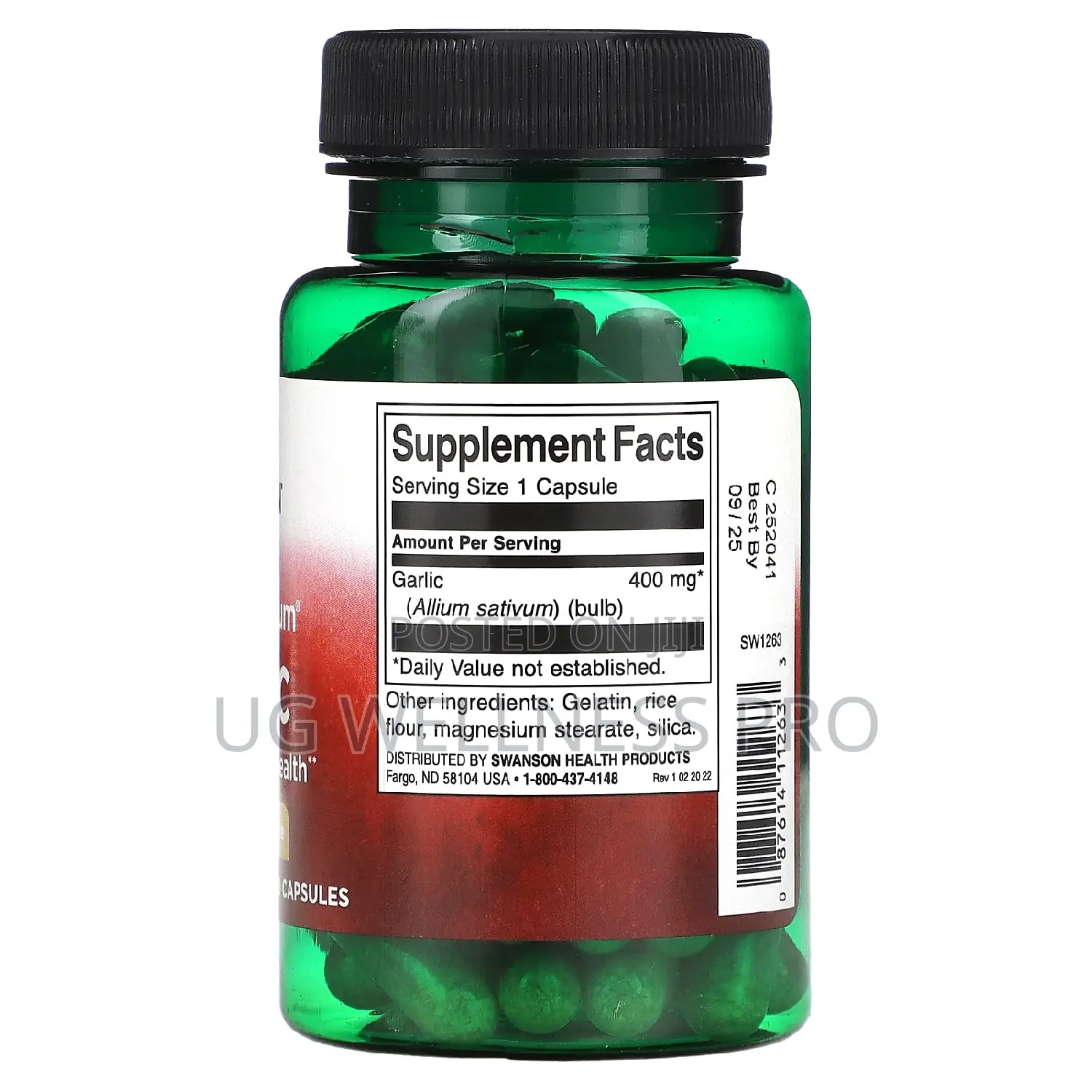 Swanson, Full Spectrum Garlic, 400 Mg, 60 Capsules
