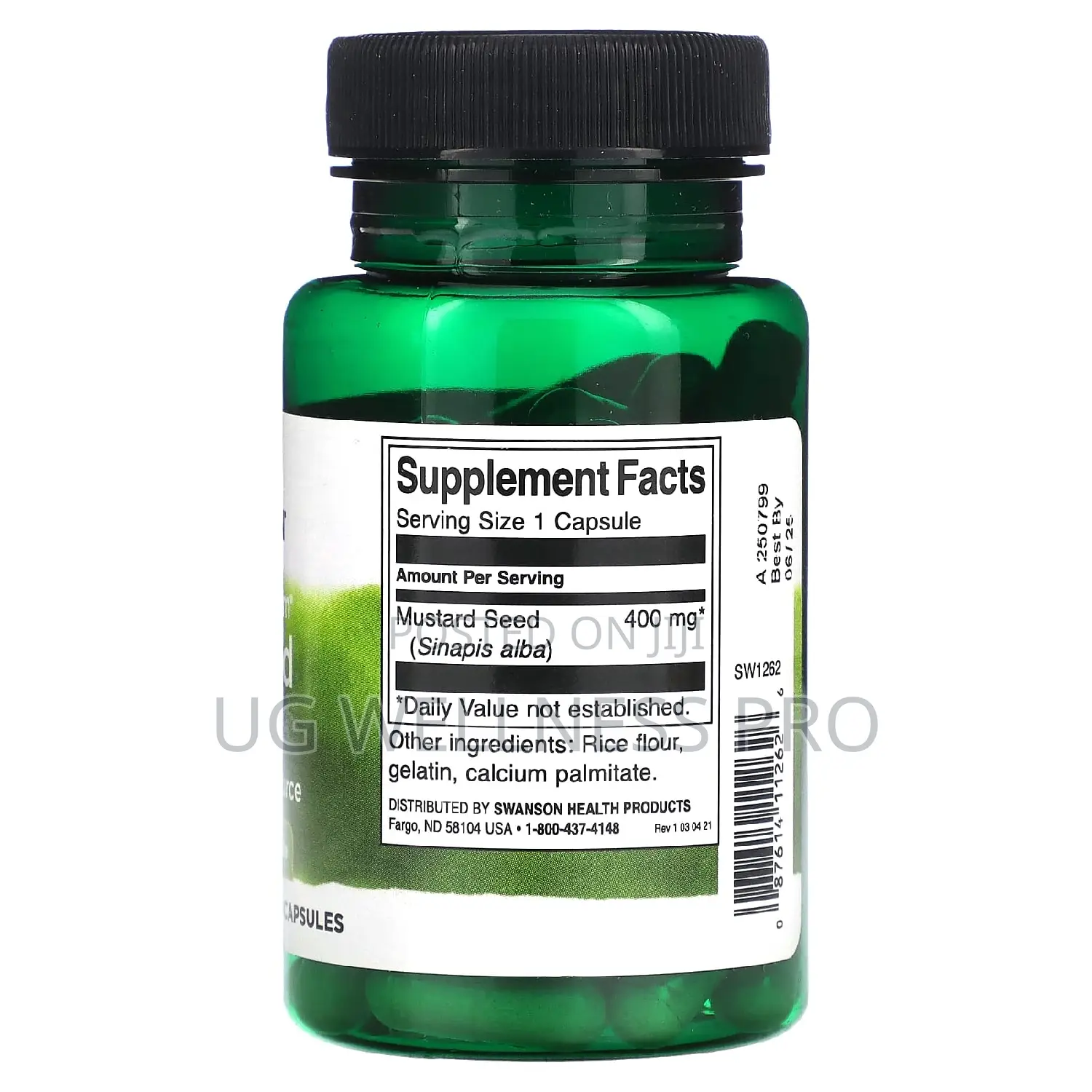 Swanson, Full Spectrum Mustard Seed, 400 Mg, 60 Capsules