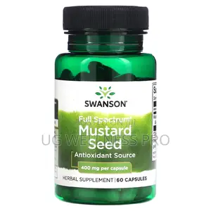 Swanson, Full Spectrum Mustard Seed, 400 Mg, 60 Capsules