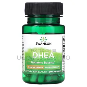Swanson, DHEA, High Potency, 25 Mg , 30 Capsules