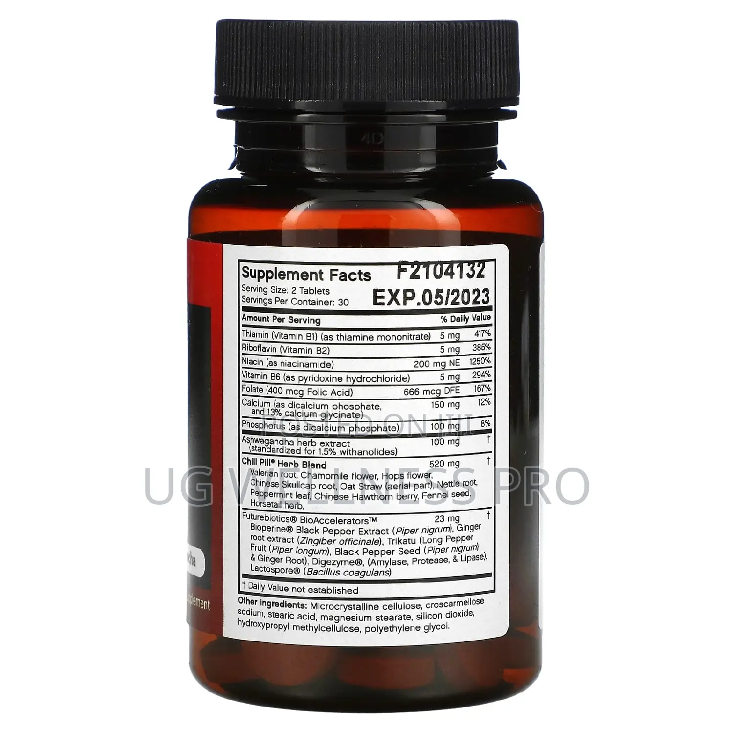 Futurebiotics, Chill Pill, 60 Vegetarian Tablets