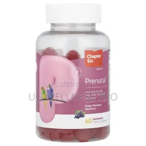 Chapter Six, Prenatal Gummies, Grape, 60 Gummies