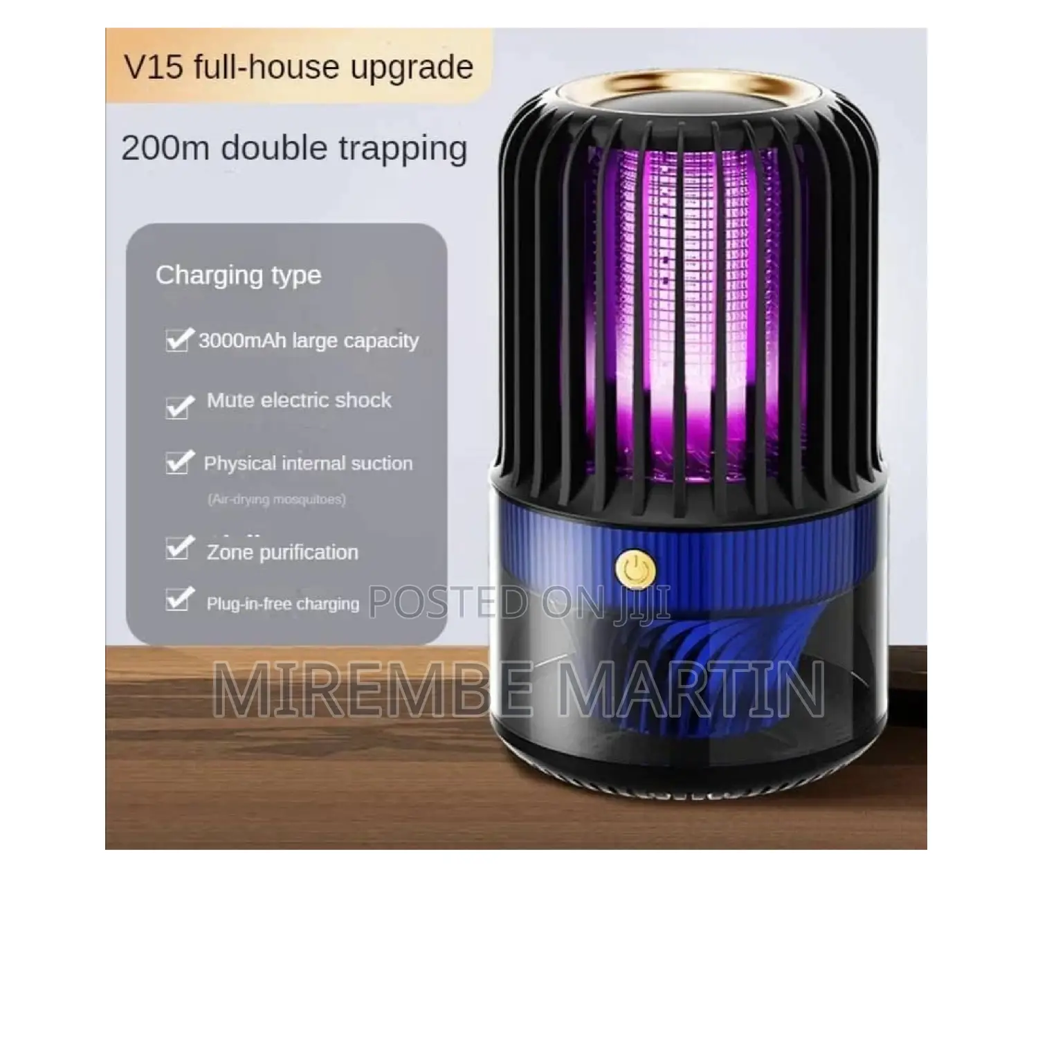 Electric Shock Mosquito Killer Lamp.