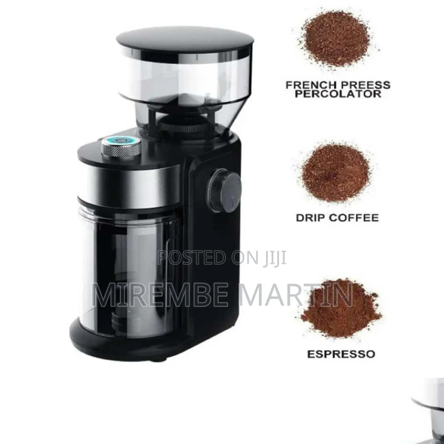 Electric Burr Coffee Grinder Machine.
