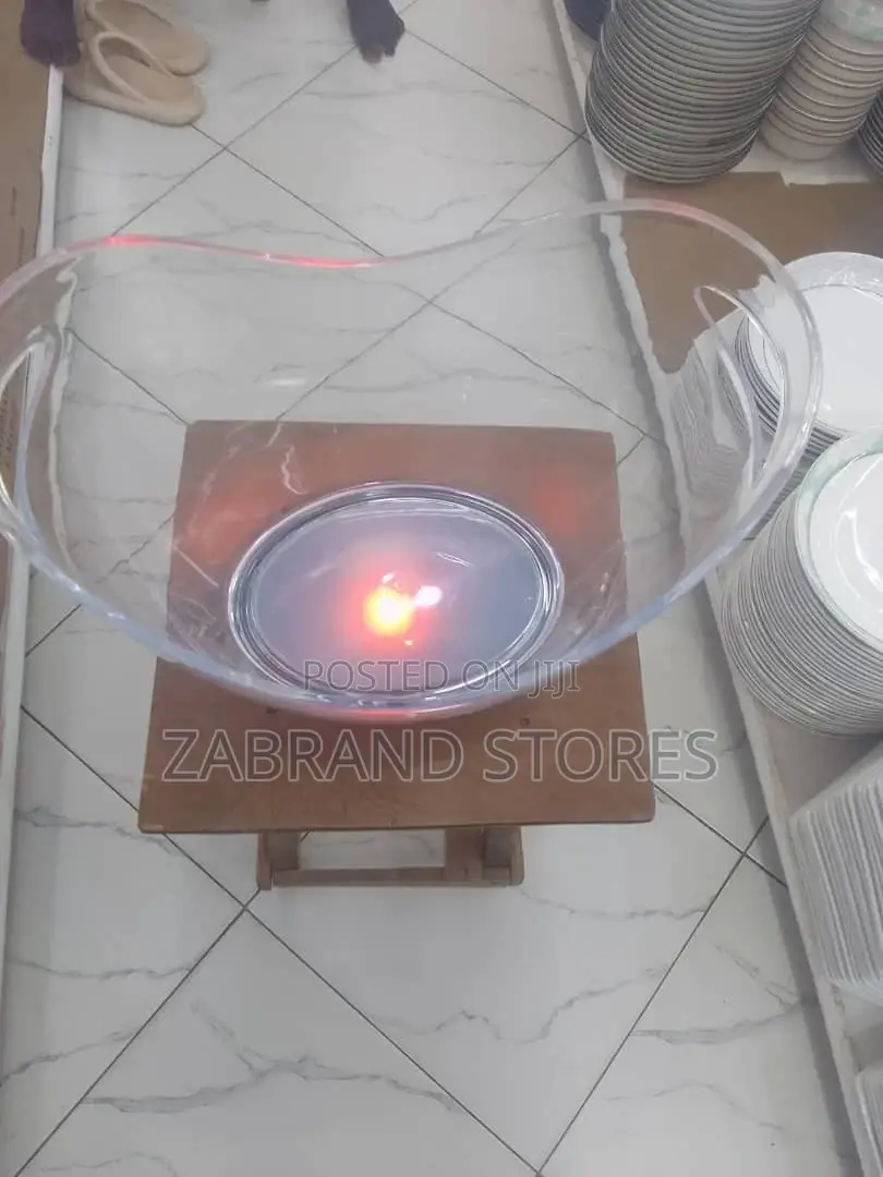 LED Color Changing Transparent Ice Bucket.