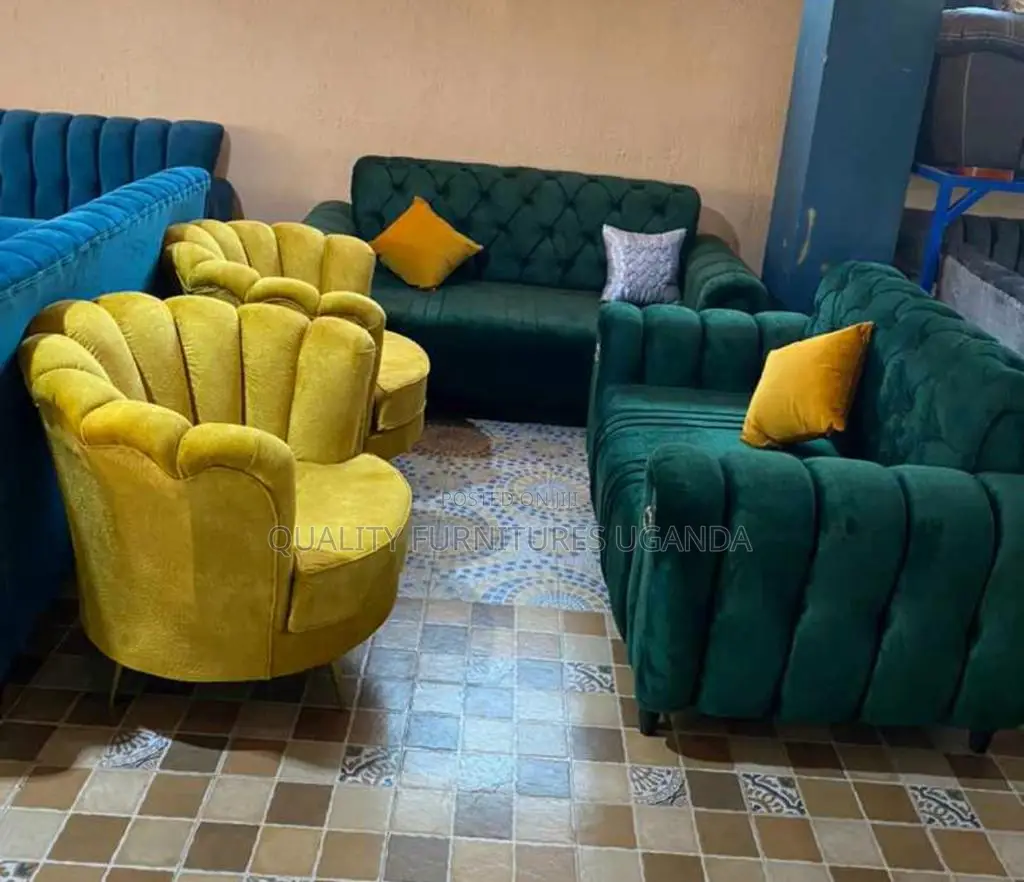 7 Seater Tufted Sofa Set on Order