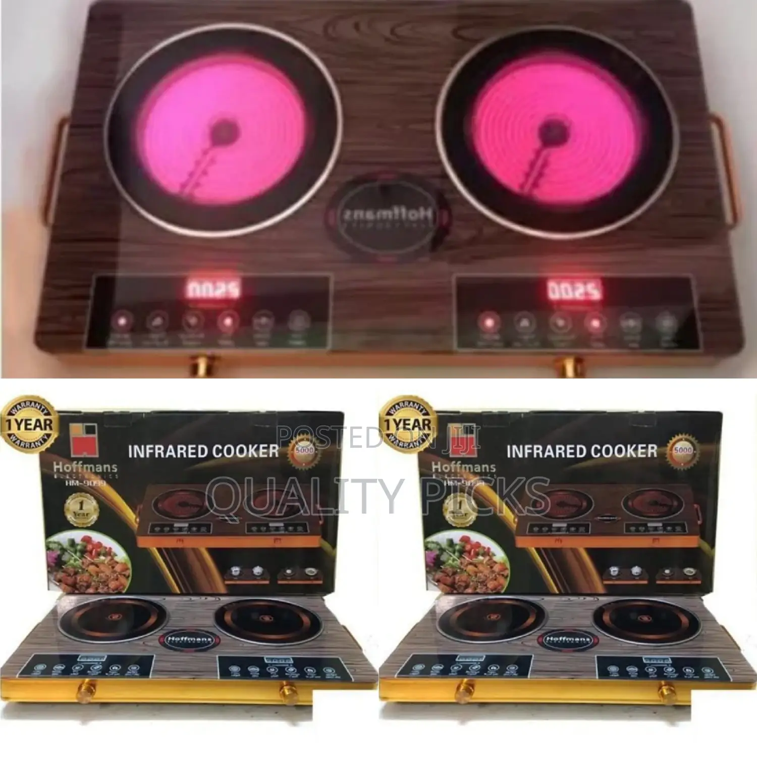 Double Infrared Cooker