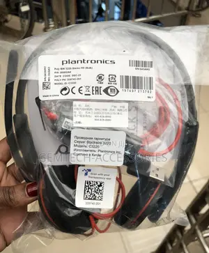 Blackwire 3220 Wired Stereo Headset With Boom Mic for PC