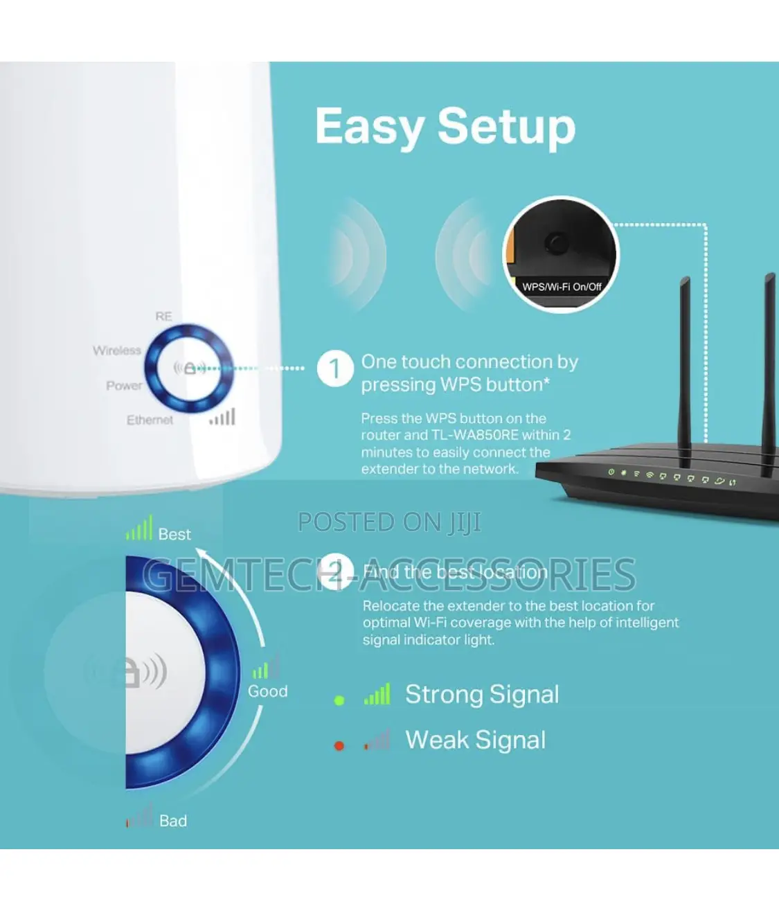 Tl-Wa850re Single_band 300mbps Rj45 Wireless Range Extender