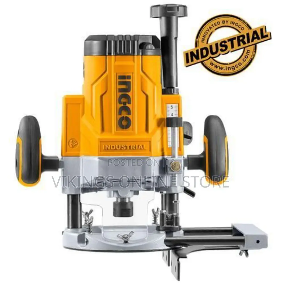 INGCO Electric Industrial Router -Yellow,Black