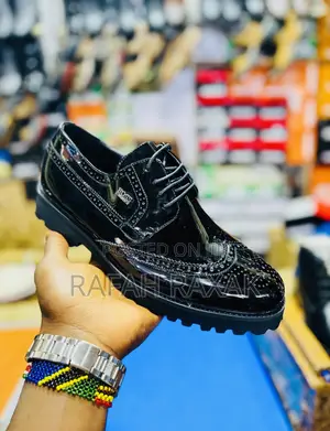 Original Classical Hugo Boss Shinny Mirror Oxfords