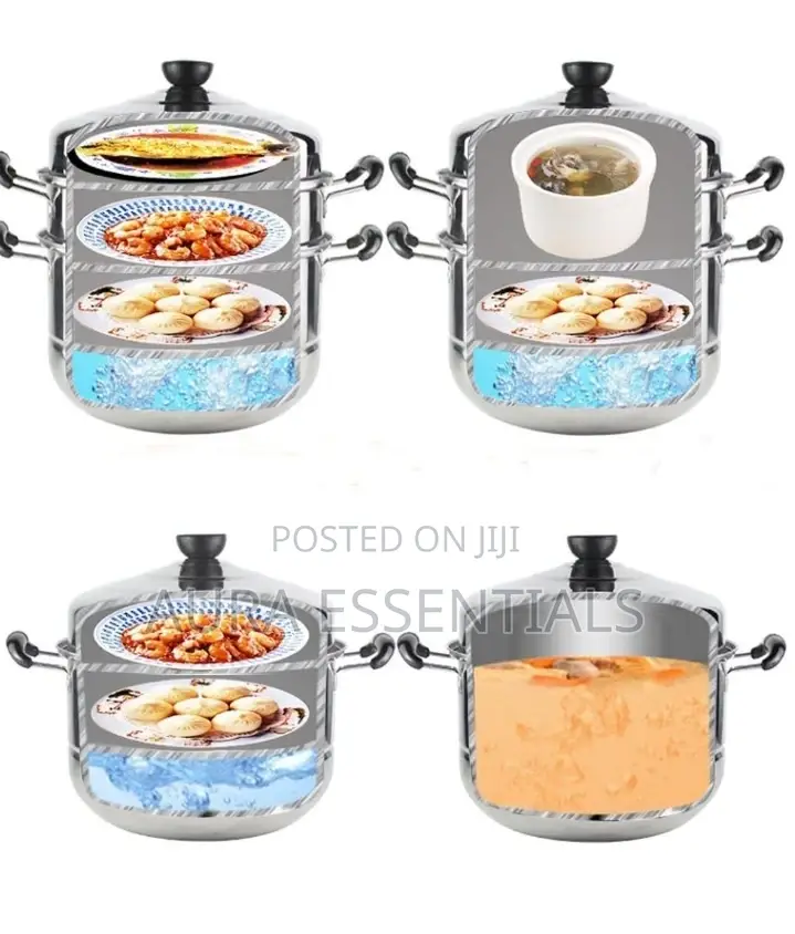 New Arrival 3layer Steamer Stainless Steel Cooking Pot