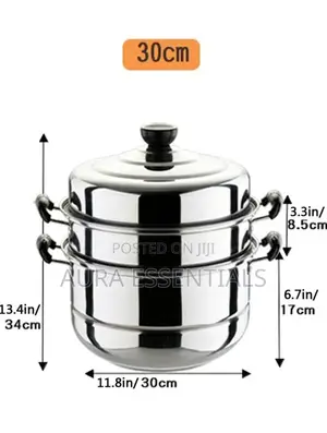 New Arrival 3layer Steamer Stainless Steel Cooking Pot