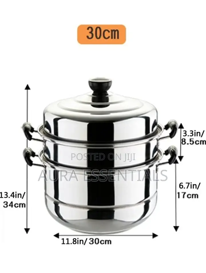 New Arrival 3layer Steamer Stainless Steel Cooking Pot