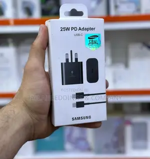 Samsung 25W Fast Charging UK Adapter USB-C Charging Cable