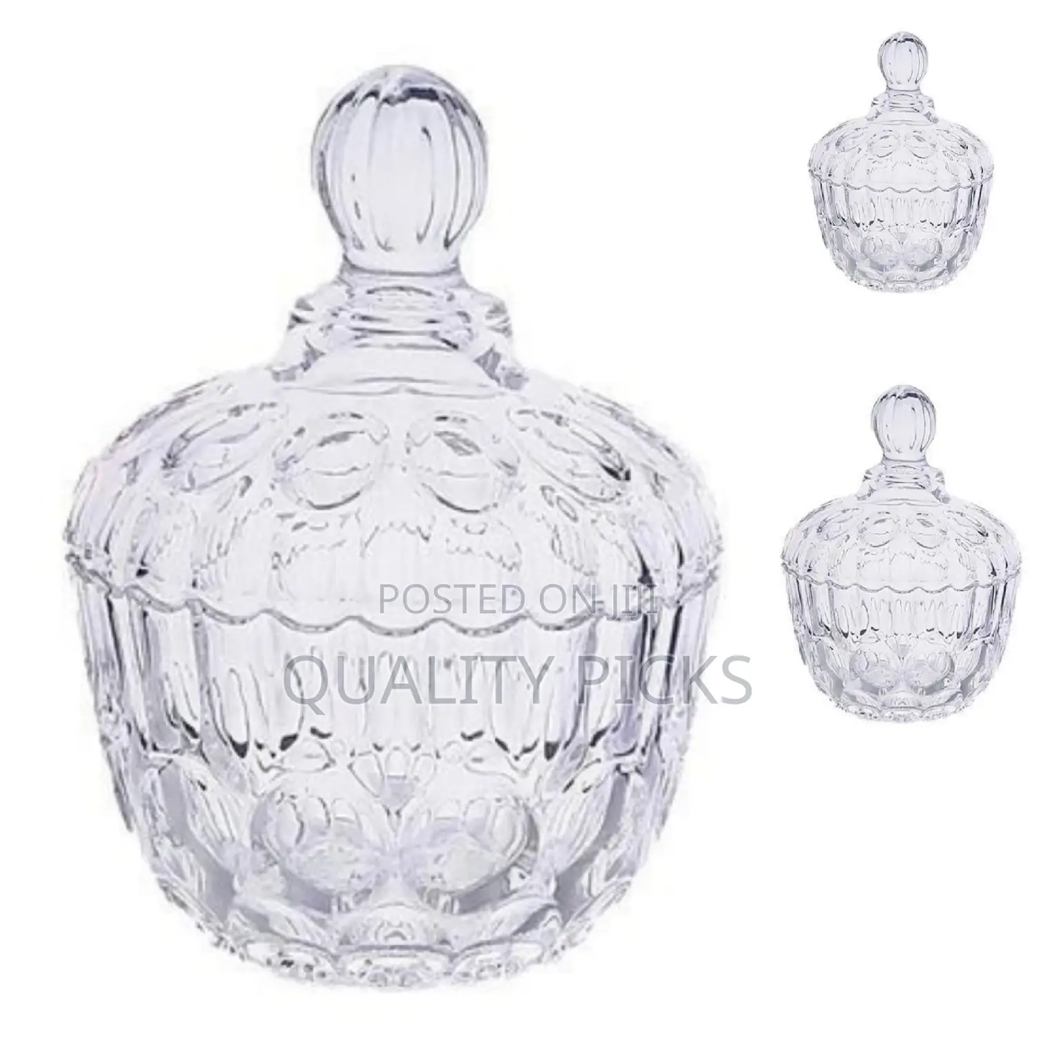 Glass Sugar Bowl