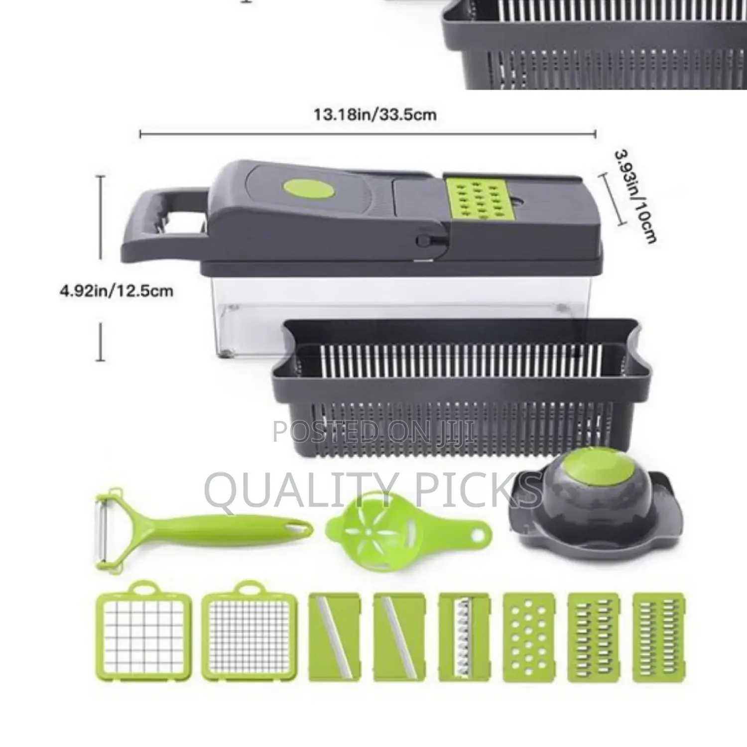 Plastic 8 in 1 Vegetable Chopper