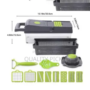 Plastic 8 in 1 Vegetable Chopper