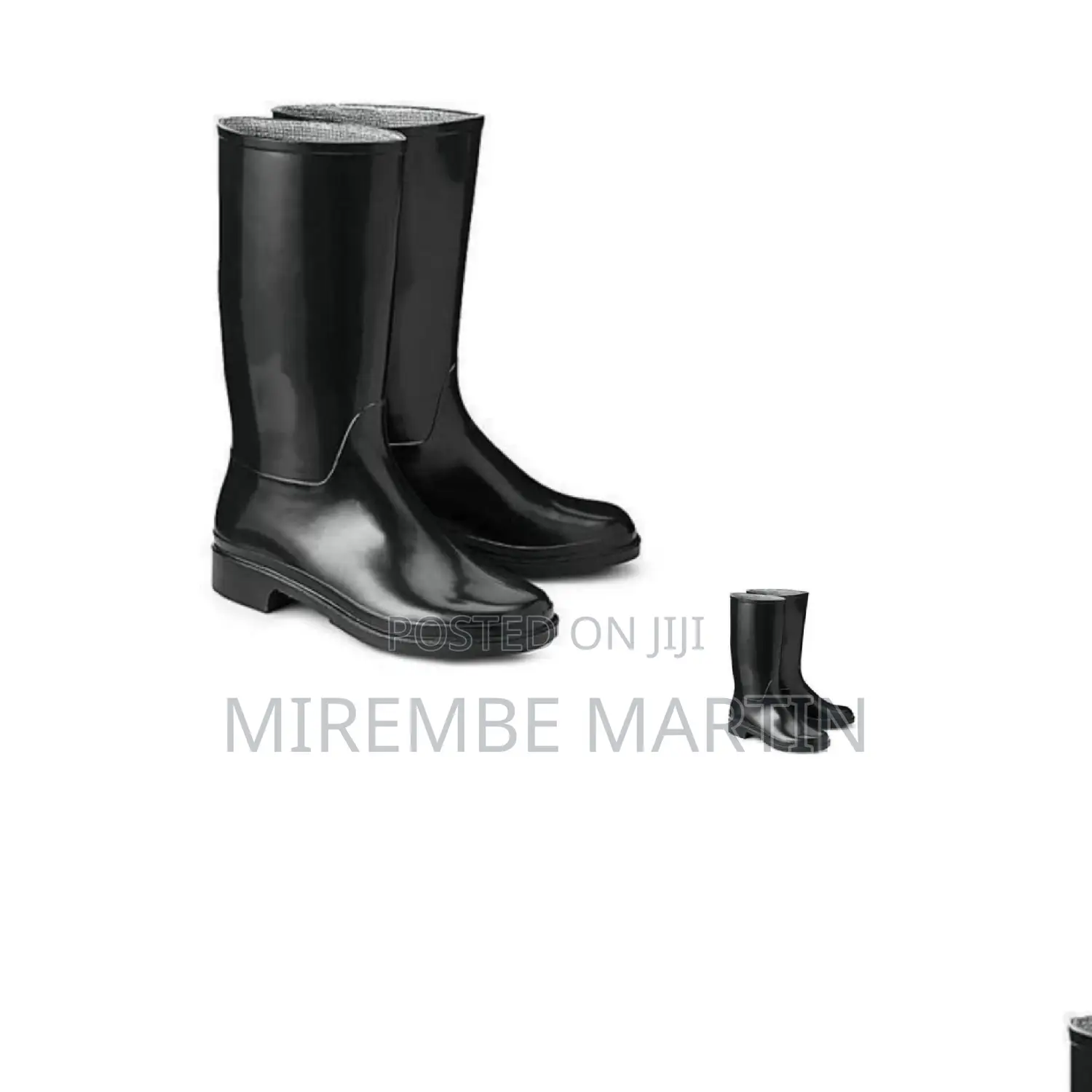 Heavy Duty Black Boots.
